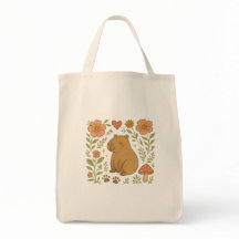 Bolsa de Tote Cute Capybara - Cosmovedor Gif estét