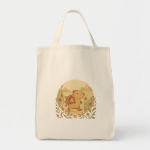 Bolsa De Tote Cute Capybara De vuelta a los cole