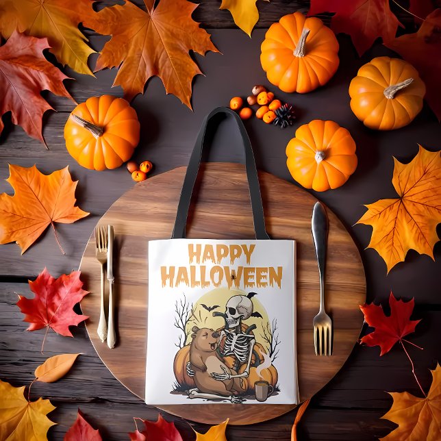 Bolsa de Tote Cute Capybara Halloween (Subido por el creador)