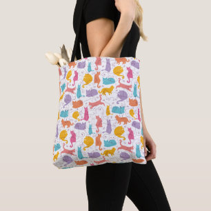 Bolsa de Tote Cute de Gatos Coloridos