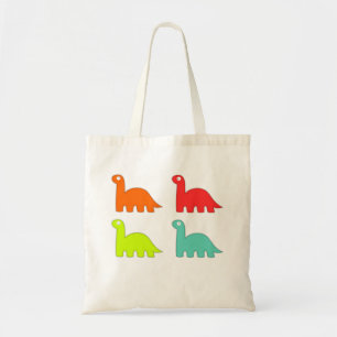 Bolsa De Tote Cute Dino Dragon Personalizada