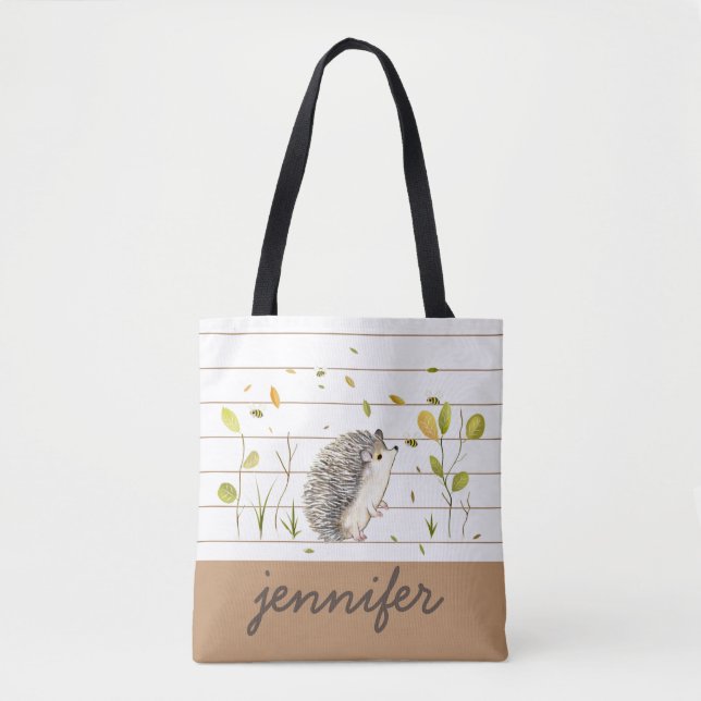 Bolsa De Tote Cute Hedgehog (Anverso)