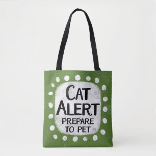 Bolsa De Tote De Alerta De Gato