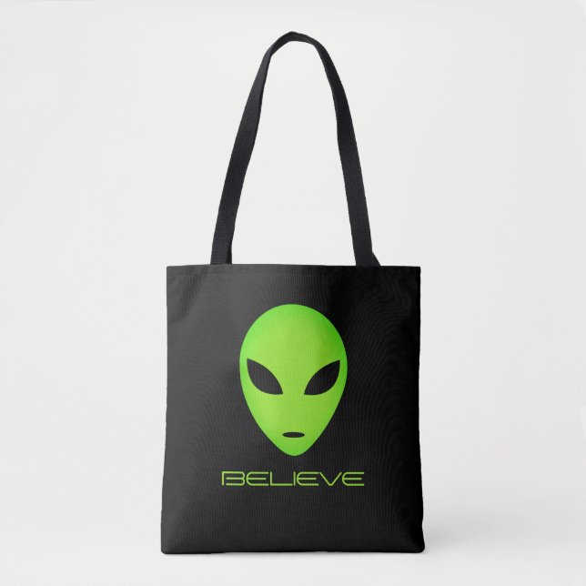 Bolsa de tote de Alien personalizado (Anverso)