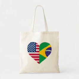 Bolsa de Tote de amor brasileño-estadounidense