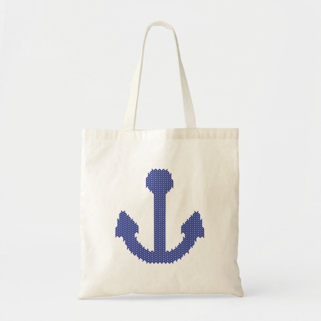 Bolsa de Tote de Ancla de la Armada de punto corto (Frente)