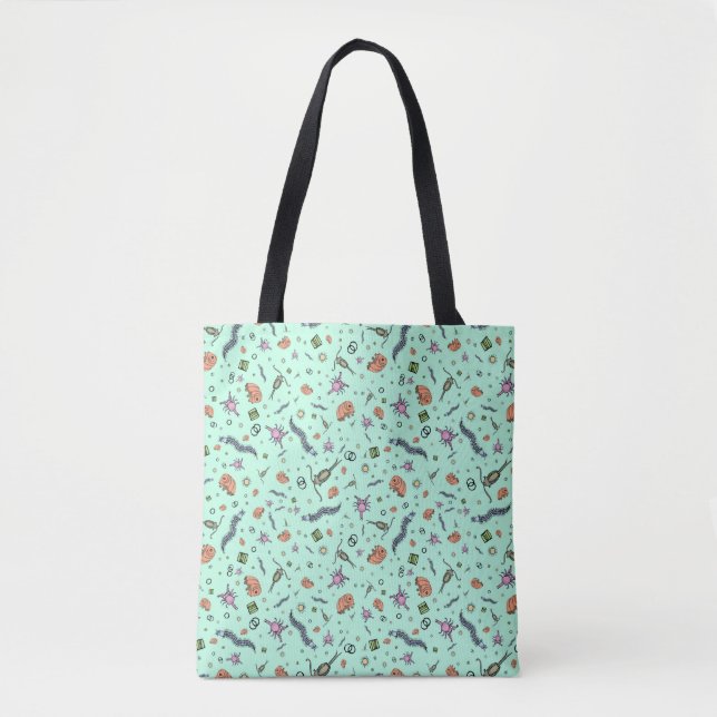 Bolsa De Tote De Animales Microscópicos (Anverso)