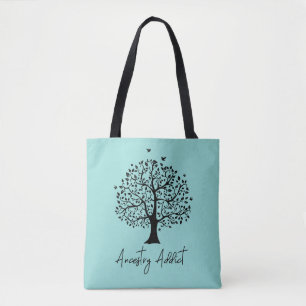 Bolsa De Tote De Árbol De Familia De Adictos Ancen