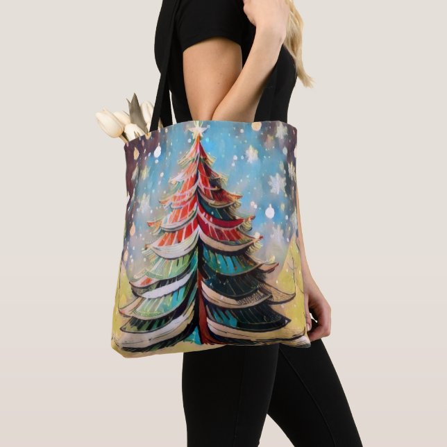 Bolsa De Tote De Árbol De Navidad (Detalle)