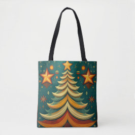 Bolsa De Tote De Árbol De Navidad De Doble Sombra