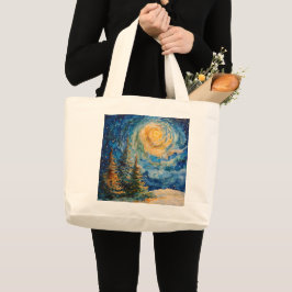 Bolsa de Tote de Árbol de Navidad inspirada en van