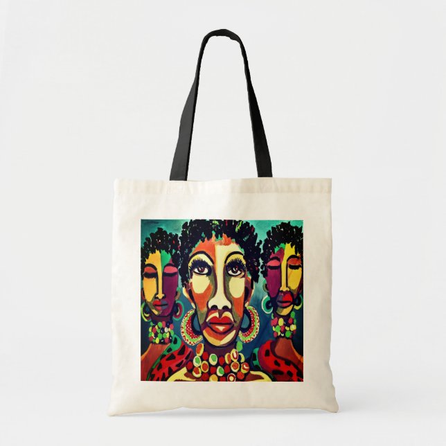 Bolsa de Tote de Arte Africano (Frente)