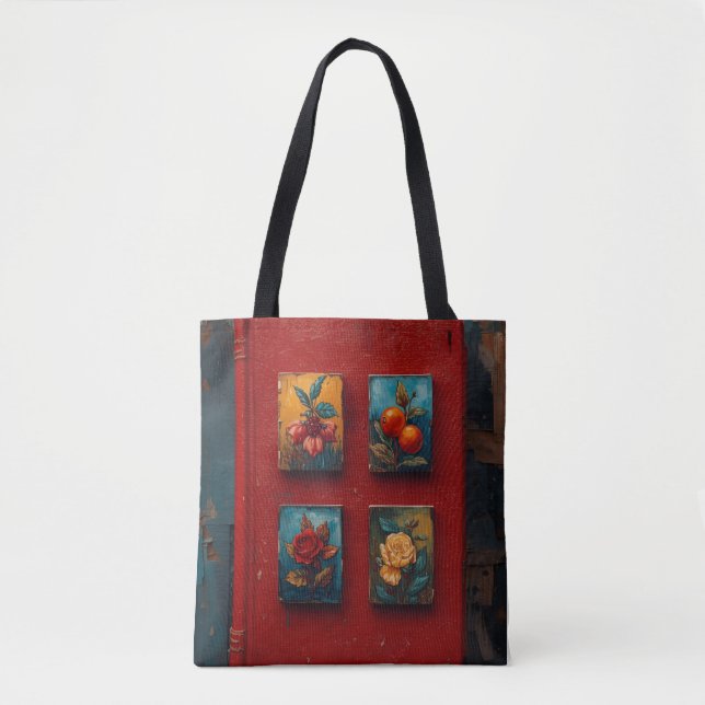 Bolsa de Tote de Arte Botánico Vintage (Anverso)