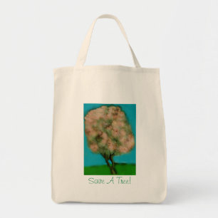 Bolsa de tote de arte de árbol