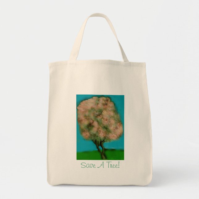 Bolsa de tote de arte de árbol (Frente)
