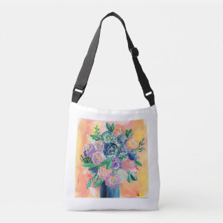 bolsa de tote de arte floral