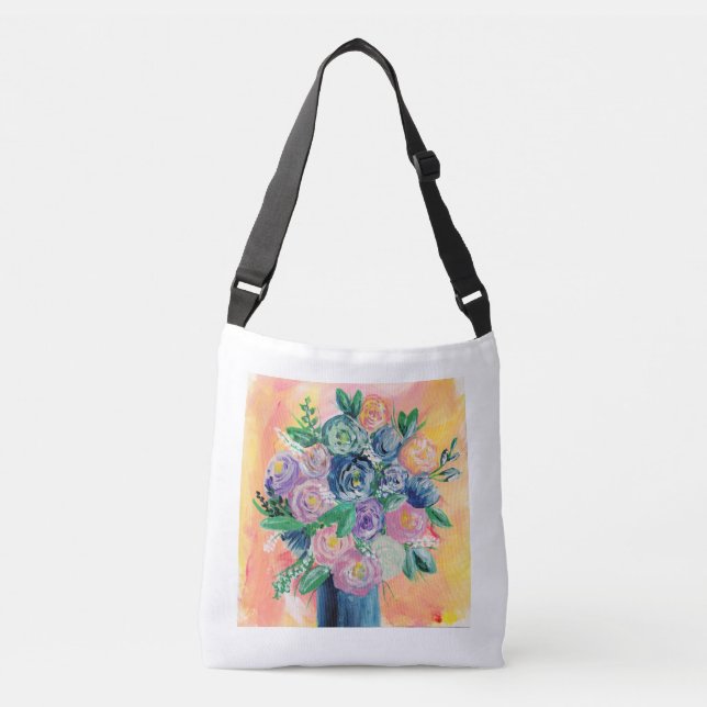 bolsa de tote de arte floral (Anverso)