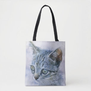 Bolsa de Tote de Arte Gris Gris Dulce