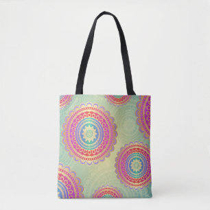 bolsa de tote de arte hindi