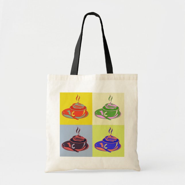 Bolsa de tote de arte pop (Frente)