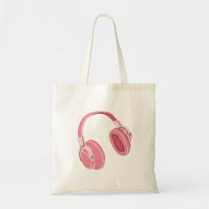 Bolsa De Tote De Auriculares De Color Rosa