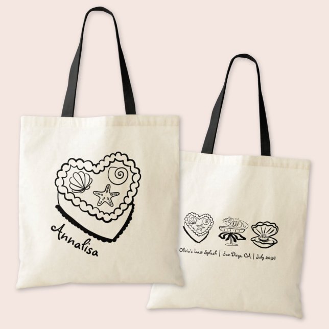 Bolsa de Tote de bachillerato de playa personaliza (Subido por el creador)
