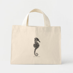Bolsa de Tote de Black SEA HORSE