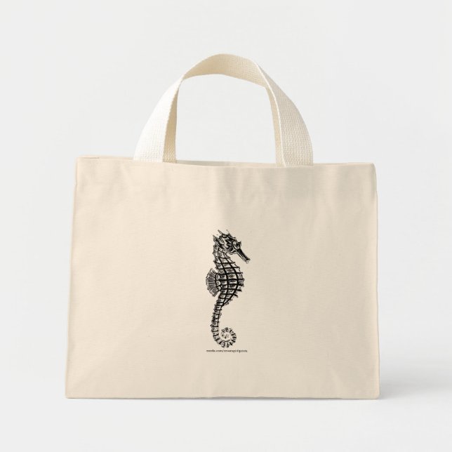 Bolsa de Tote de Black SEA HORSE (Frente)