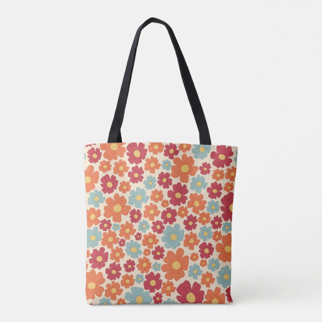 Bolsa De Tote De Bloom Retro (Reverso)