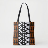 Bolsa de Tote de Bogolan africana elegante