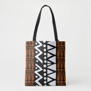 Bolsa de Tote de Bogolan africana elegante