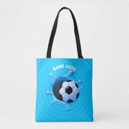 Bolsa de tote de bolas de fútbol personalizada