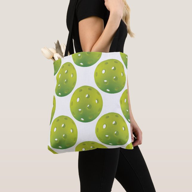 Bolsa de Tote de Bolas de Pollo Verdes (Detalle)