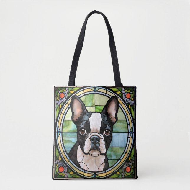 Bolsa de Tote de Boston Terrier (Anverso)
