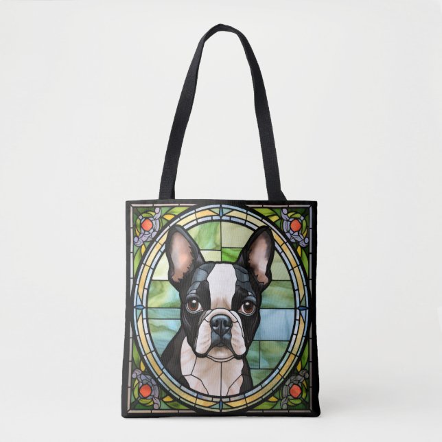Bolsa de Tote de Boston Terrier (Anverso)