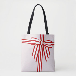 Bolsa De Tote De Bow A Rayas