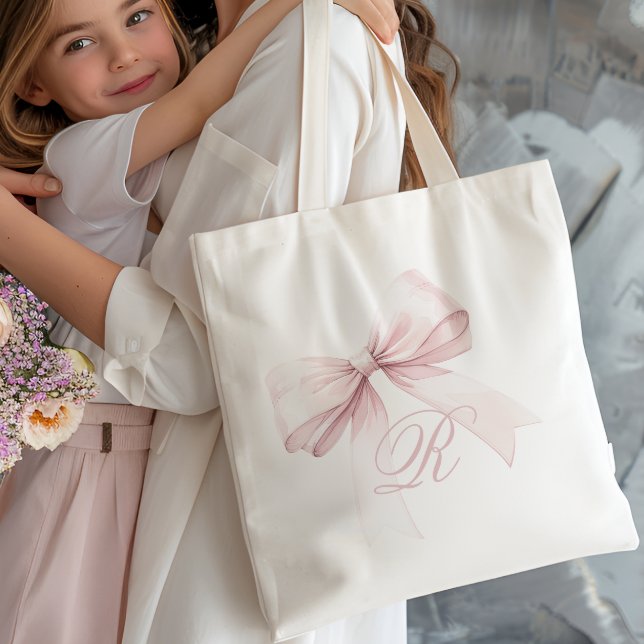 Bolsa De Tote De Bow Rosa (Subido por el creador)