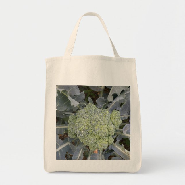 Bolsa de Tote de Broccoli Organic Grocery (Frente)