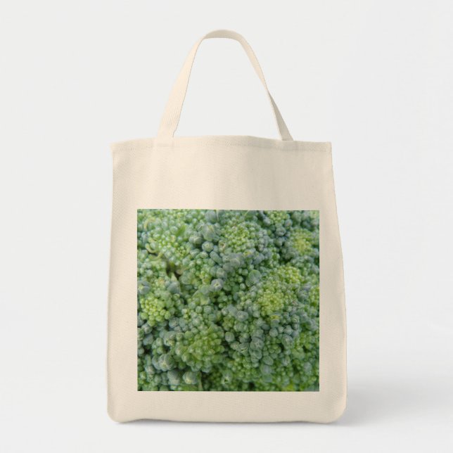 Bolsa de Tote de brócoli macroorgánica (Frente)