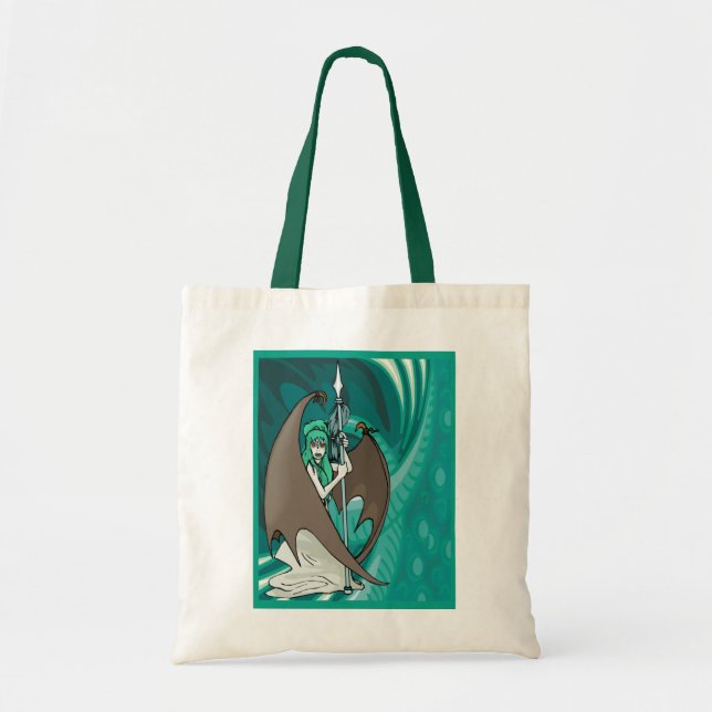 Bolsa De Tote De Bruja De Mar Místico (Frente)