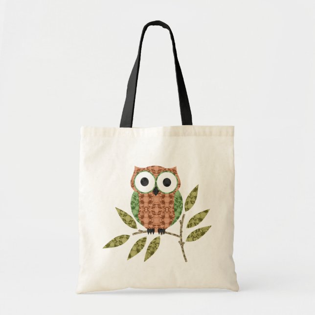 Bolsa De Tote De Búho Cute (Frente)