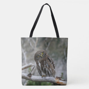 Bolsa De Tote De Búho Pygmy Del Norte