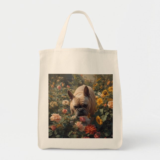 Bolsa de Tote de Bulldog Elegante (Frente)