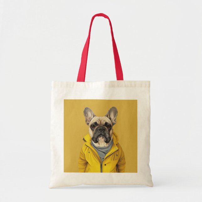 Bolsa de tote de Bulldog francés (Frente)