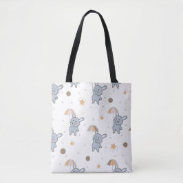Bolsa De Tote De Bunny Azul
