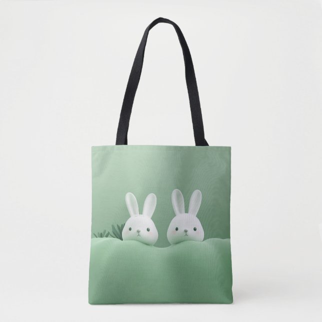 Bolsa de Tote de Bunny Green (Anverso)