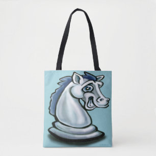 Bolsa de Tote de Caballo Blanco