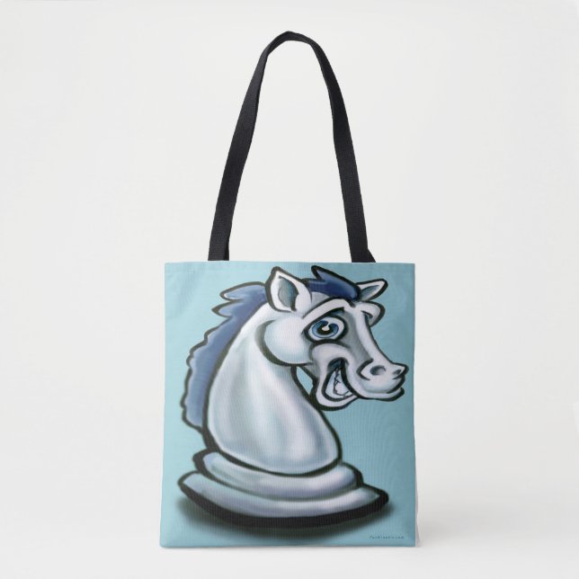 Bolsa de Tote de Caballo Blanco (Anverso)
