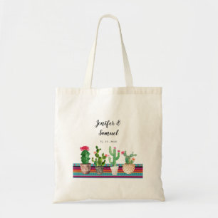 Bolsa De Tote De Cactus Floral Personalizada
