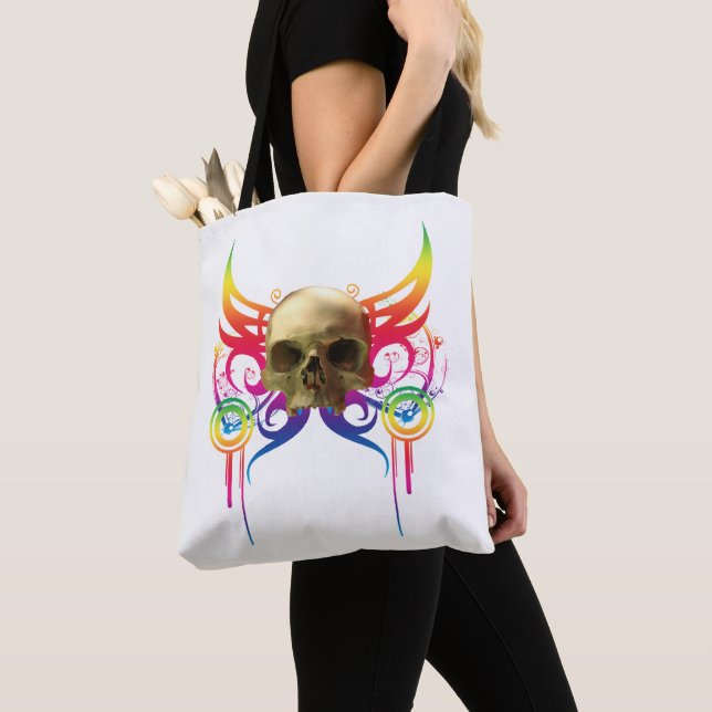 Bolsa De Tote De Calavera De Vampiro (Detalle)